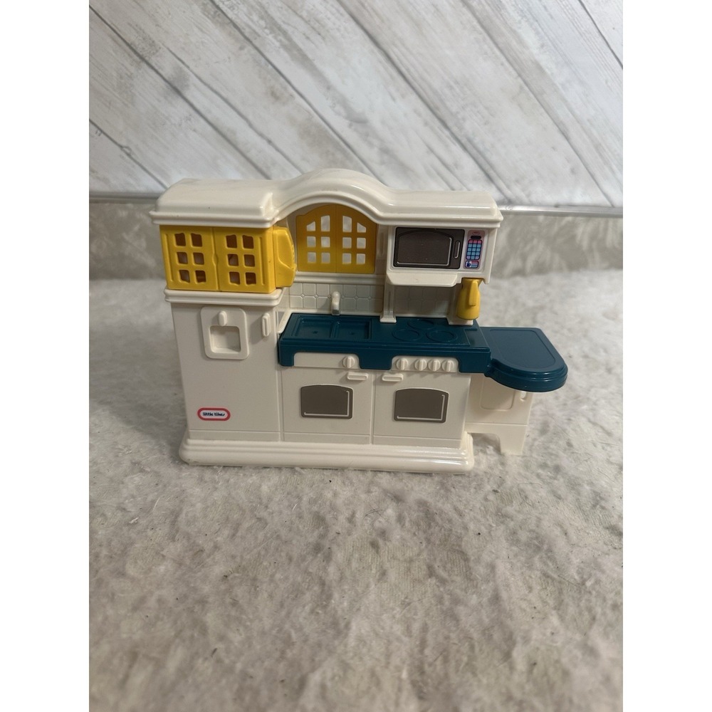 Vintage Little Tikes Dollhouse Furniture Plastic Toy Kitchen